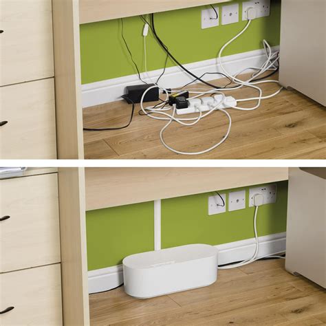 electric cable tidy box|cable tidy box screwfix.